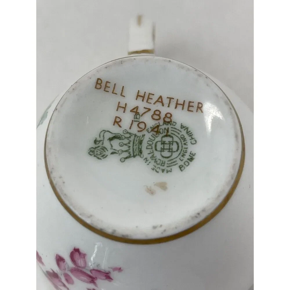Royal Doulton Bell Heather‎ Demitasse Coffee Tea Cup 4788 Espresso Circa 1940s